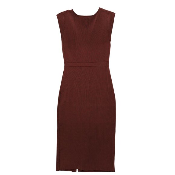 Aritzia Babaton Brown Midi Sweater Dress S - Picture 2 of 10